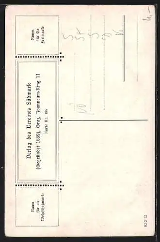 Künstler-AK Weissenkirchen, Blick nach St. Michael