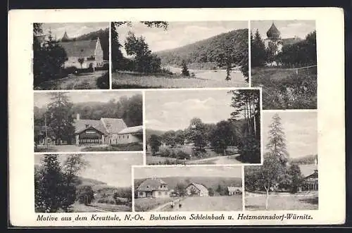 AK Schleinbach, verschiedene Ortsansichten