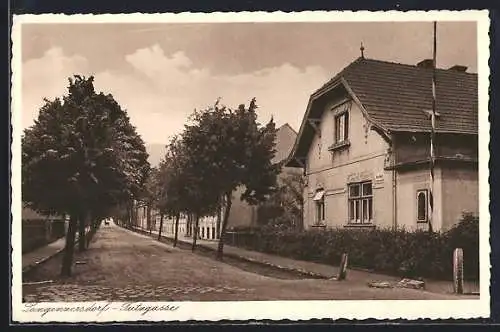 AK Langenzersdorf, Blick in die Tutzgasse