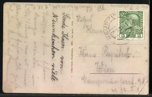 AK Neunkirchen, Ortsansicht mit Türkensturz