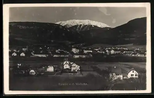 AK Ternitz a. d. Südbahn, Ortsansicht aus der Vogelschau
