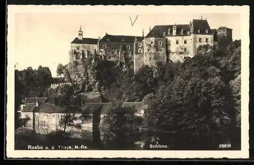 AK Raabs a. d. Thaya, Partie am Schloss