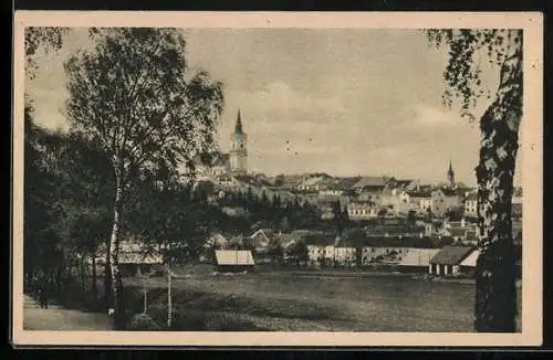 AK Waidhofen a. d. Thaya, Ortsansicht aus der Vogelschau