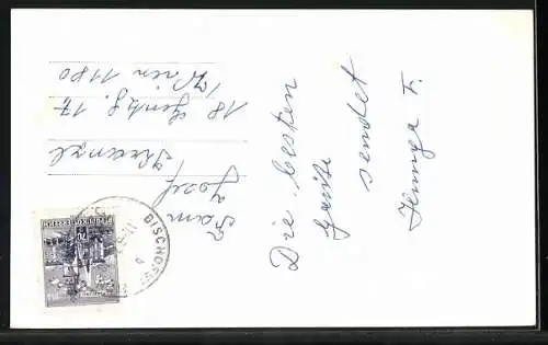 AK Bischofstetten /N. Ö., Ortsansicht mit Kirche