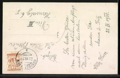 AK Königstetten, Ortsansicht mit Kirche