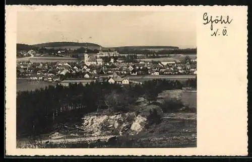 AK Gföhl /N. Ö., Ortsansicht aus der Vogelschau