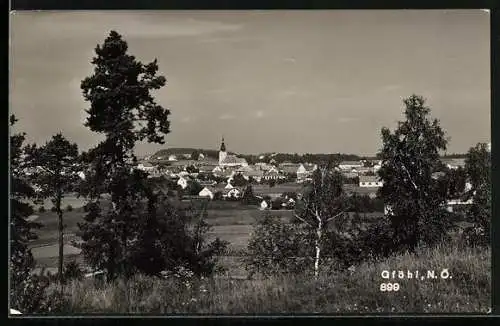 AK Gföhl /N. Ö., Ortsansicht aus der Vogelschau