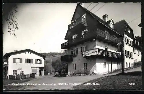 AK Breitenstein /Niederösterreich, Hotel-Pension Klamm am Semmering