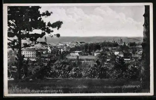 AK Bruck an der Leitha, Totalansicht