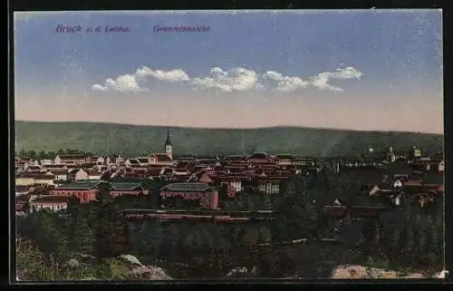 AK Bruck a. d. Leitha, Gesamtansicht vom Ort