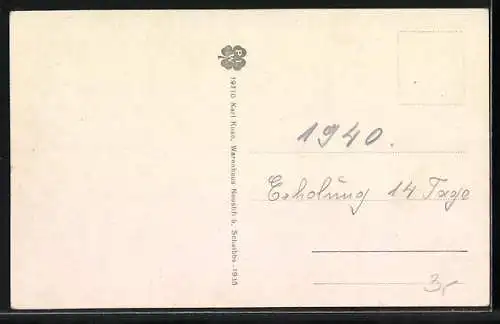 AK Neustift, Blick auf den Ort mit Ötscher