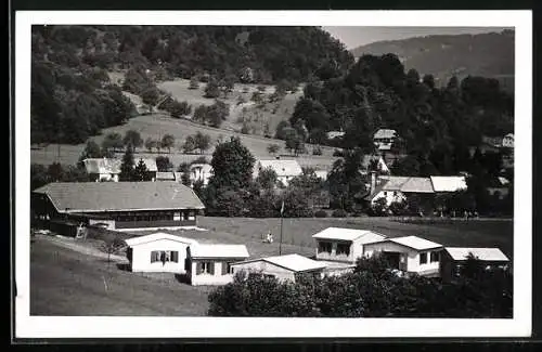 Foto-AK Gaming, Ortsansicht aus der Vogelschau