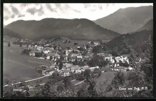AK Lunz am See, Panorama der Ortschaft