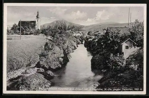 AK Purgstall /N.-Oe., Partie an der Erlauf