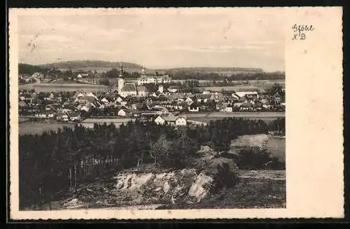 AK Gföhl, Blick auf den Ort