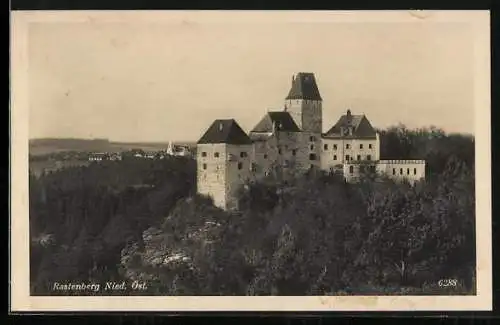 AK Rastenberg /Nied. Öst., Blick auf die Burg