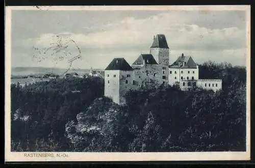 AK Rastenberg /N. Oe., Gesamtansicht vom Schloss