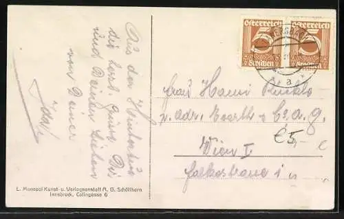 AK Hintertux /Zillertal, Teilansicht mit Bergen