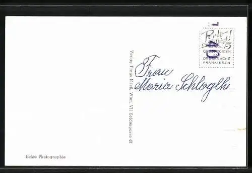 AK Strengberg, Ansicht mit historischem Postgebäude