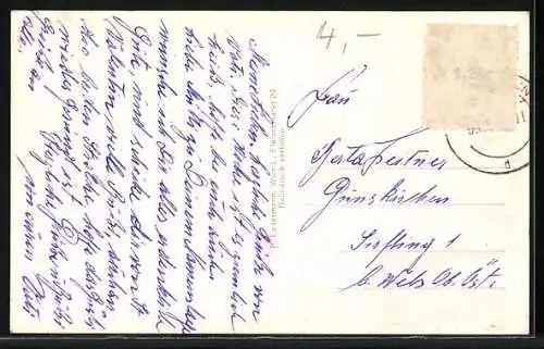 AK St. Valentin a. d. Westbahn, Totalansicht gegen eine weitere Ortschaft