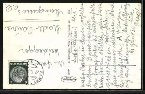 AK St. Valentin, Teilansicht mit Kirche