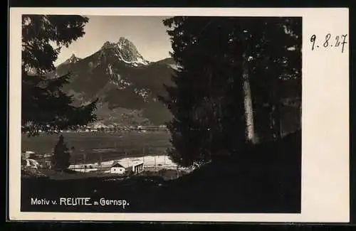 AK Reutte, Ortspartie mit Gernsp.