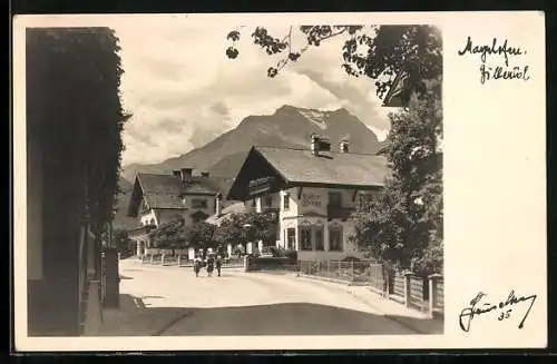 AK Mayrhofen, Kaffee-Dengg mit Leuten