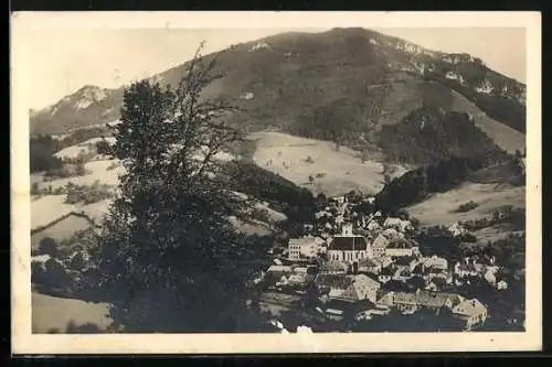 AK Ybbsitz bei Waidhofen, Teilansicht mit Kirche