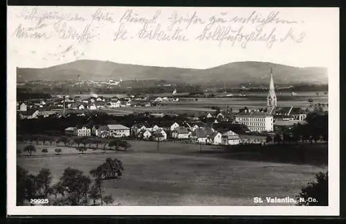 AK St. Valentin, Totalansicht mit Kirche