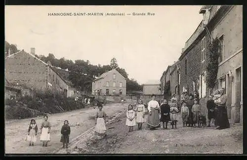 AK Hannogne-Saint-Martin, Grande Rue
