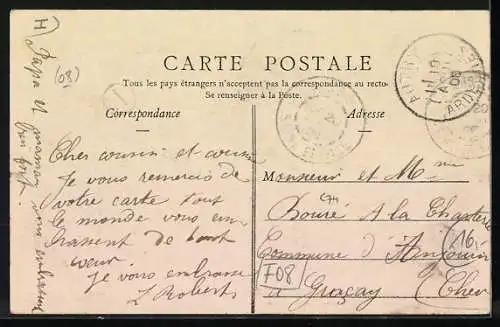 AK Condé-les-Autry, Entrée venant d`Autry