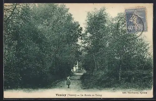 AK Venizy /Yonne, La Route de Turny