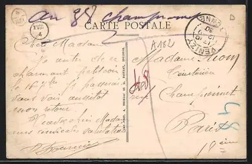 AK Venizy /Yonne, La Route de Turny