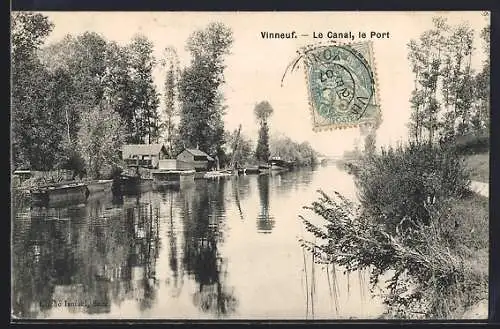 AK Vinneuf, Le Canal, le Port