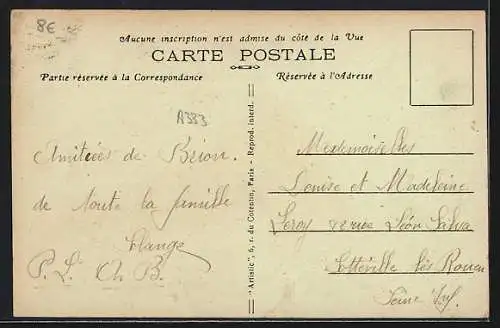 AK Brion /Yonne, Vue générale d`un paysage d`automne