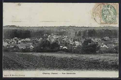 AK Charny /Yonne, Vue Générale