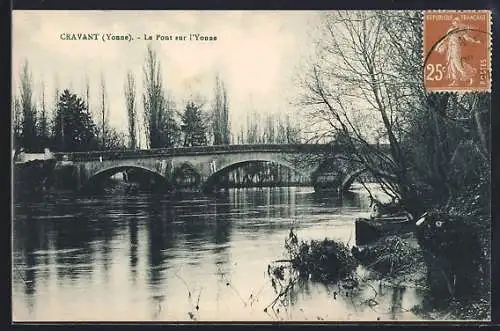 AK Cravant /Yonne, Le Pont sur l`Yonne