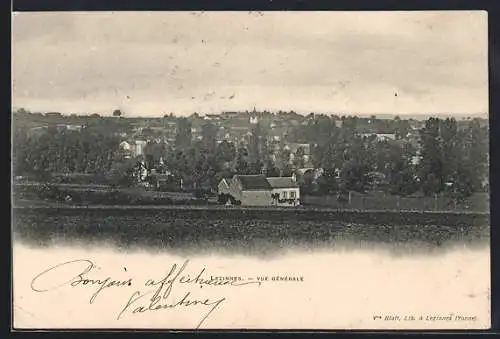 AK Lézinnes, Vue générale du village