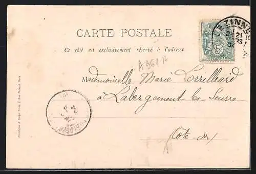 AK Lézinnes, Vue générale du village