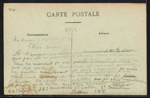 AK Marsangis /Yonne, Vue Générale