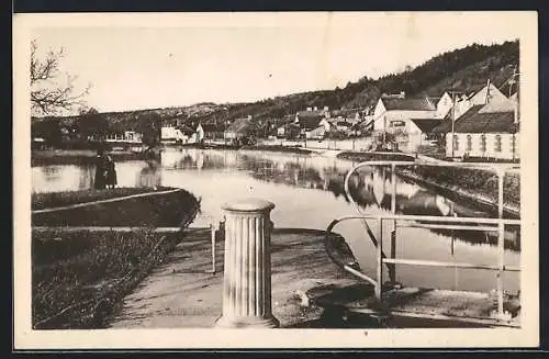 AK Mailly-la-Ville /Yonne, Le Pays vu de l`Écluse