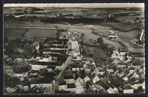 AK Poilly-sur-Serein /Yonne, Vue aérienne