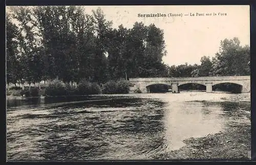 AK Sermizelles /Yonne, Le Pont sur la Cure