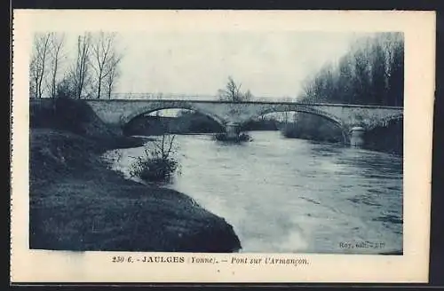 AK Jaulges /Yonne, Pont sur l`Armancon