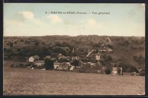 AK Boeurs-en-Othe /Yonne, Vue générale