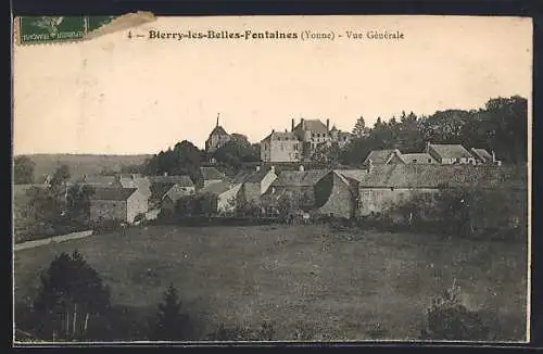 AK Bierry-les-Belles-Fontaines /Yonne, Vue Générale