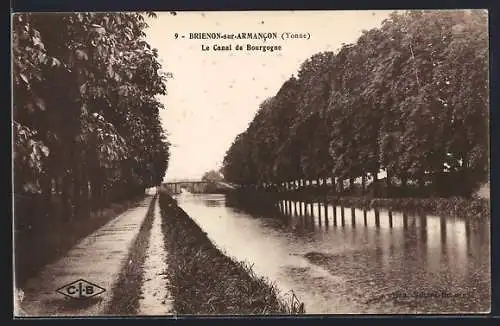 AK Brienon-sur-Armancon /Yonne, Le Canal de Bourgogne