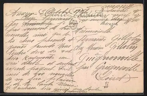 AK Auxerre, Vue générale prise de la Cathédrale, Le Lycée