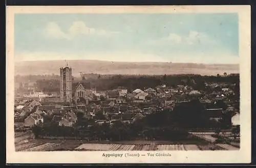 AK Appoigny /Yonne, Vue Générale