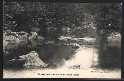 AK Avallon, Le Cousin au Moulin Cadoux